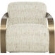 Sonesta Antique Brass / Haute Cobblestone Lounge Chair